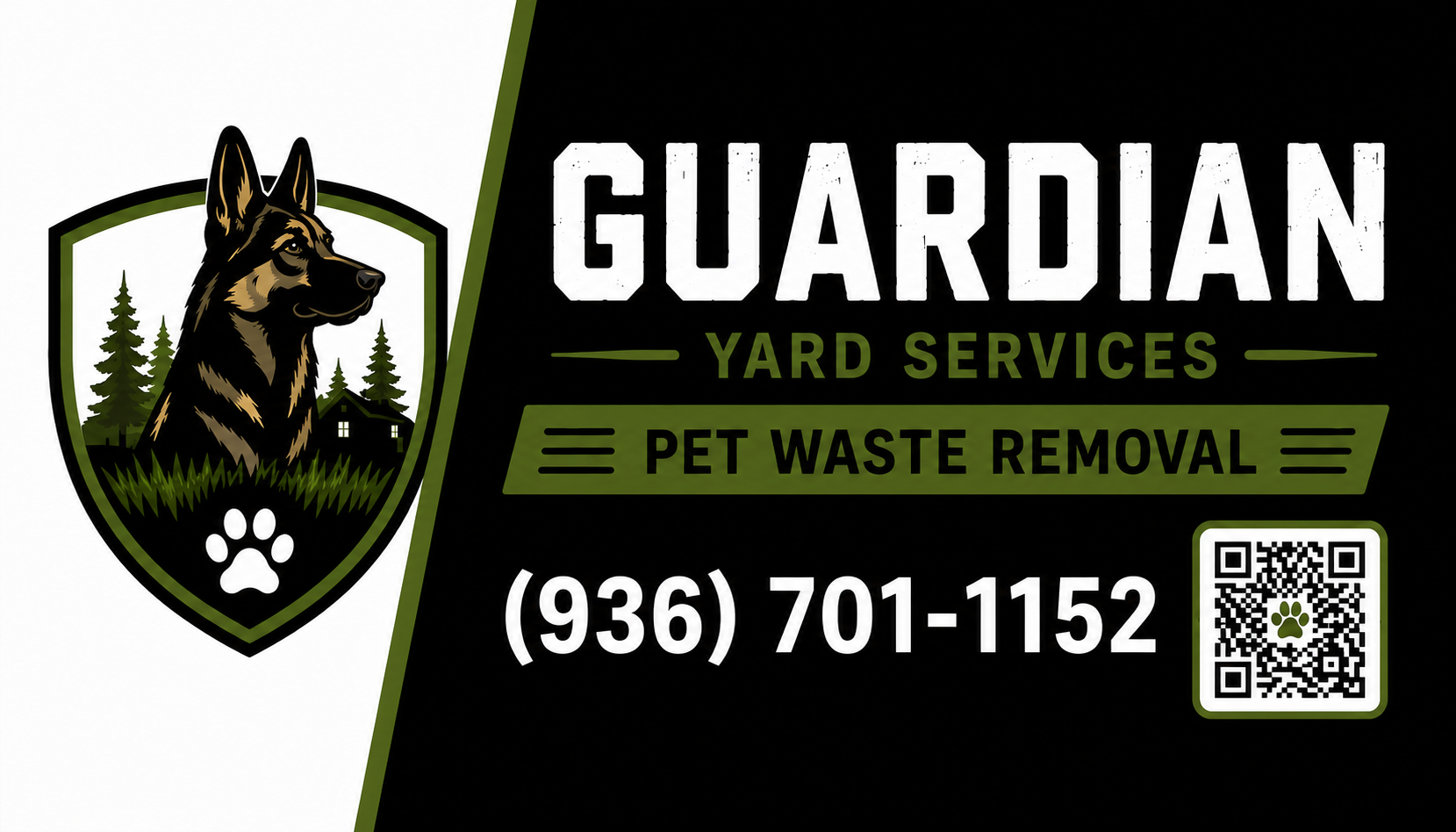Guardian Yard Services — Pet Waste Removal — (936) 701-1152